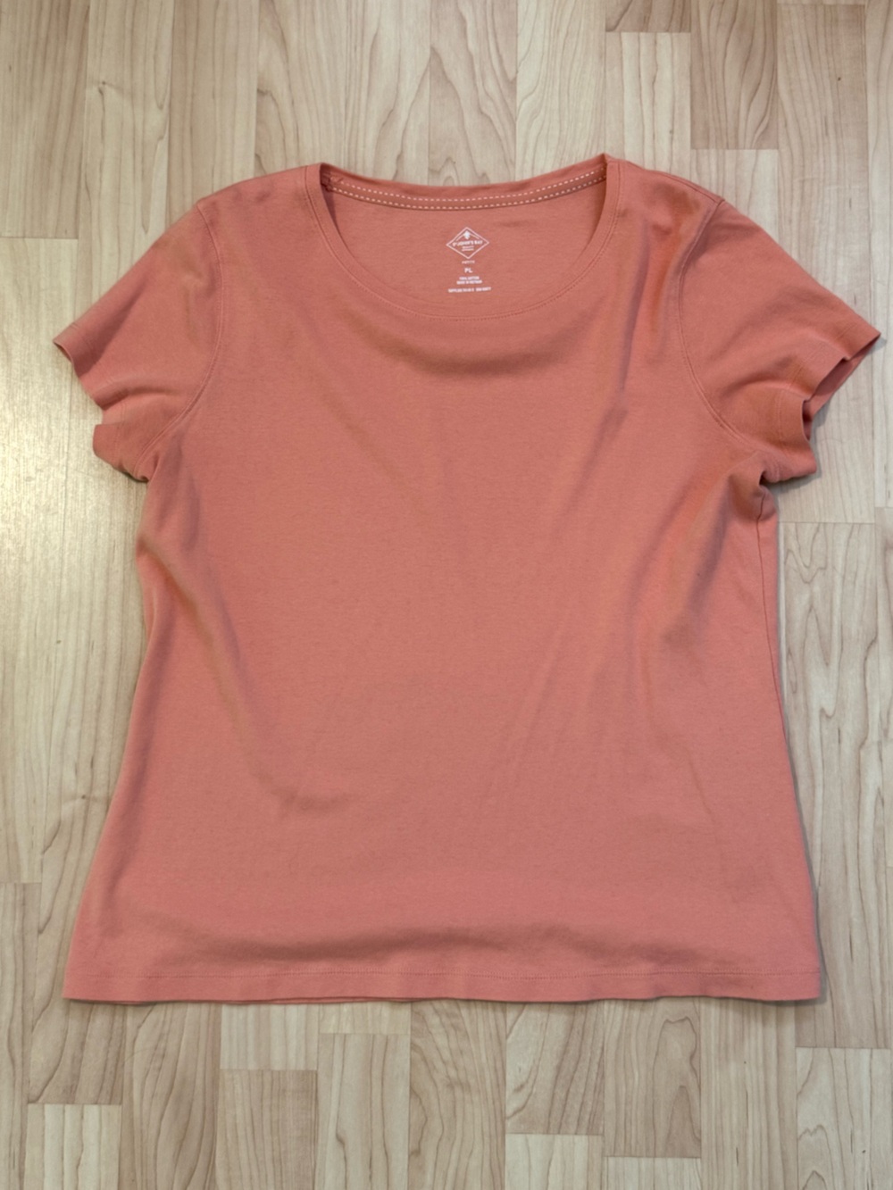 St. John’s Bay T‑Shirt in Coral - Women’s PL